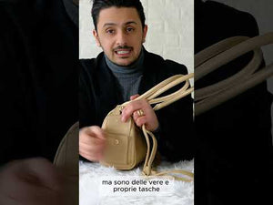 COCONUDA - Borsa a bauletto firmata a spalla tracolla casual simil pelle baguette tasche laterali