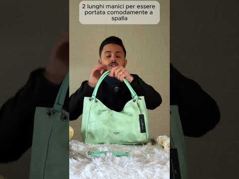 Nazareno Gabrielli - Borsa morbida a sacco hobo capiente unica tinta nuovo firmata new