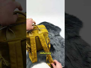 Coveri Collection - zaino in nylon impermeabile multitasche cerniera tessuto tecnico