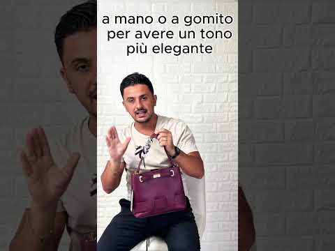 Foulardina - Borsa secchio con foulard Donna Modello Hobo Casual con Dettagli Dorati trapezoidale