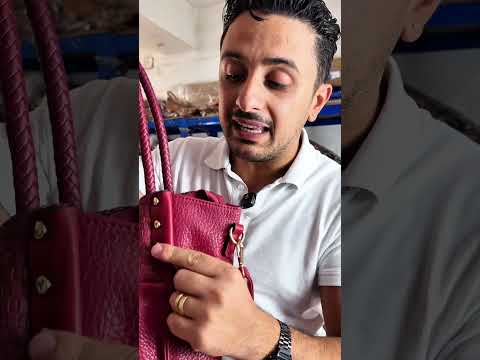 CHARRO - Borsa a Spalla Donna simil Pelle shopping effetto manici intrecciati e tracolla