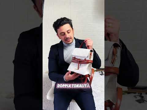 Coconuda - Zaino in simil pelle zainetto cartella logata logo con cinghie