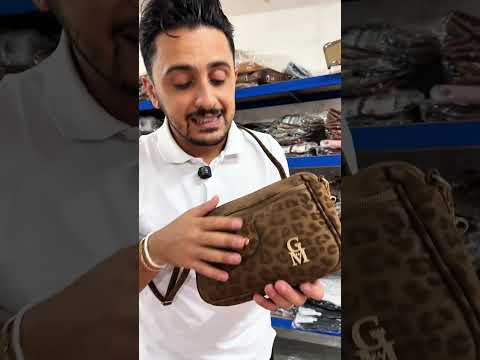 La Lion - Borsa borsetta donna a tracolla firmata gyoiamea nuova 5 tasche zip fantasia leopardata
