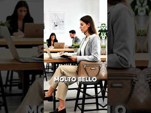 Borsa firmata CHARRO tracolla multi tasche fantasia logata logo pressato donna capiente 4 tasche cerniera