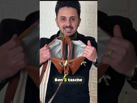 Herisson Firenze - Borsa borsetta bustina 3 tasche donna firmata tracolla logata simil pelle