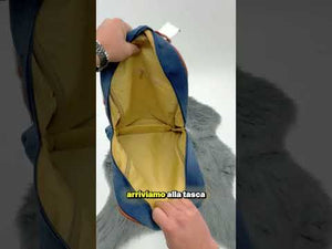 Pira - Zaino firmato Gyoiamea jeans denim zainetto