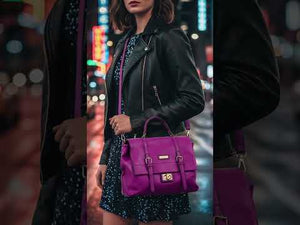 Borsa a Bauletto firmato CHARRO Colletion donna borsa a tracolla cinghie vintage