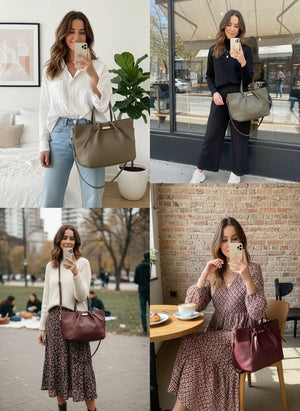 Borsa firmata COCONUDA donna spalla shopping capiente