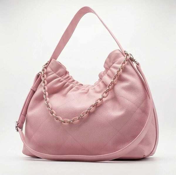 Valentini Gino - Borsa Donna sacco grande Hobo Casual mono manico catena morbida 2026