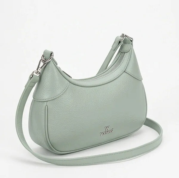 YYcoveri- Borsa borsetta con Doppia tasca mezzaluna piccola hobo monomanico