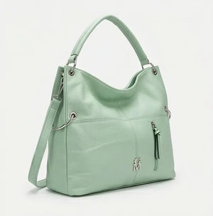 La Salvia - Borsa Donna sacco trasformabile 3in1 grande utility Hobo Casual mono manico catena morbida 2026
