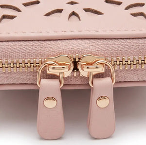 Valentino Creations - portafoglio firmato donna con scatole porta carte donna novità simil pelle idea regalo forato