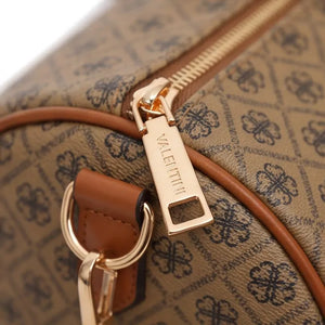 Valentini Gino - Borsa Donna borsone logato fantasia logo viaggio passeggio bauletto baule grande