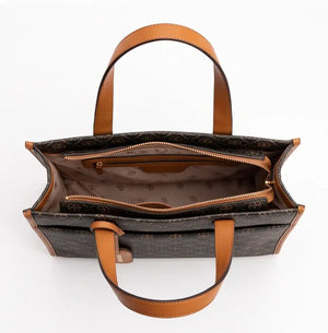 Valentini Gino - Borsa Donna sacco grande tote bag Casual fantasia logata logo bauletto