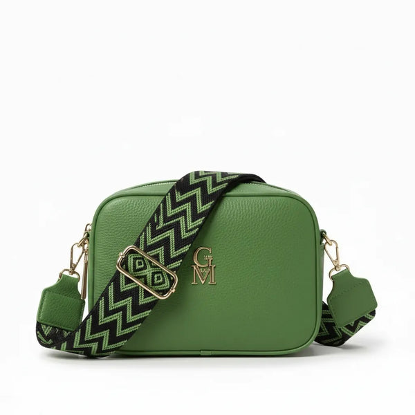 Fragolita - Borsa borsetta donna a tracolla firmata GYOIAMEA multitasche 3 tasche con cerniera nuova