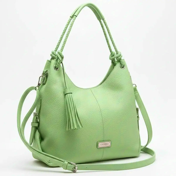 CHARRO - Borsa Donna sacco grande Hobo Casual manici intrecciati morbida 2026