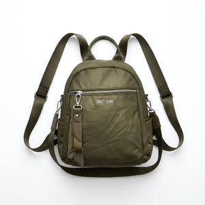 Zaino donna con tracolla WSY2924, vista frontale con spallacci