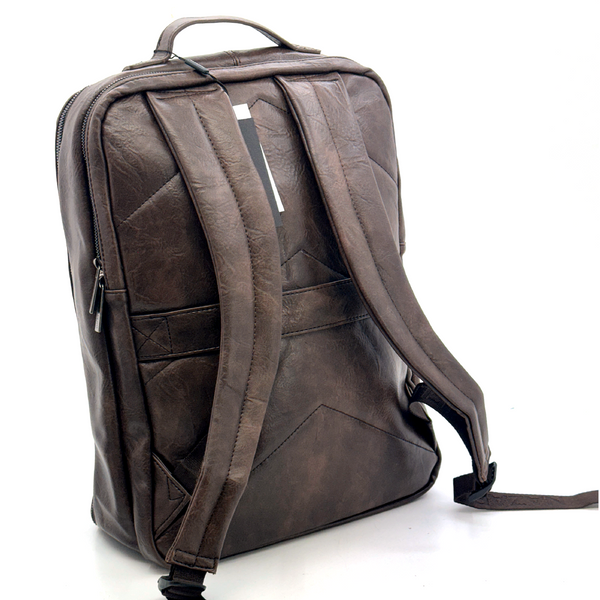 Zaino firmato NAZARENO GABRIELLI uomo grande viaggio lavoro capiente tasche porta documenti notebook tablet