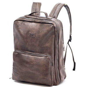 Zaino firmato NAZARENO GABRIELLI uomo grande viaggio lavoro capiente tasche porta documenti notebook tablet