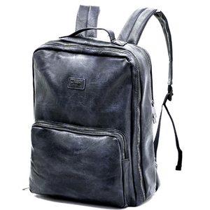Zaino firmato NAZARENO GABRIELLI uomo grande viaggio lavoro capiente tasche porta documenti notebook tablet