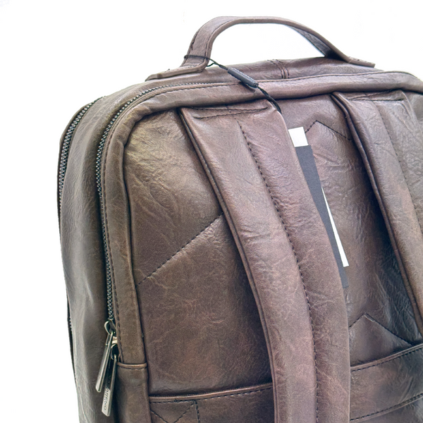 Zaino firmato NAZARENO GABRIELLI uomo grande viaggio lavoro capiente tasche porta documenti notebook tablet