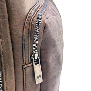 Zaino firmato NAZARENO GABRIELLI uomo grande viaggio lavoro capiente tasche porta documenti notebook tablet