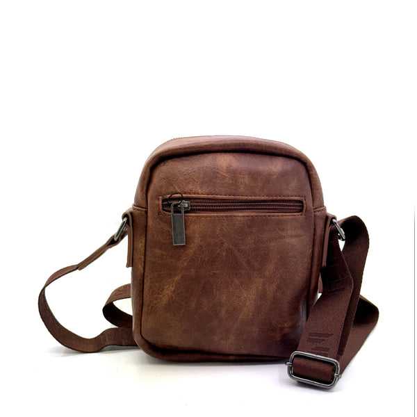 Borsello Uomo firmato Nazareno Gabrielli simil pelle borsellino Capiente e Resistente multi tasche