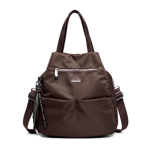 borsa zaino 2in1 nylon COVERI TRASFORMABILE donna casual passeggio nuovo casual