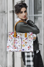 Carica l&#39;immagine nel visualizzatore di Gallery, borsa set 4 pezzi fantasia fiorata GM milano shopping moda spalla donna tracolla