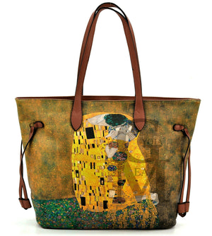 GM borsa shopping fantasia stampa Vincent Van Gogh Notte stellata cielo stellato