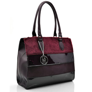 GM borsa pelo pelliccia shopping bauletto spalla donna tracolla pelle elegante