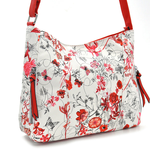 GM Borsa donna colorata fiori tracolla fiorata elegante passeggio postina nuova