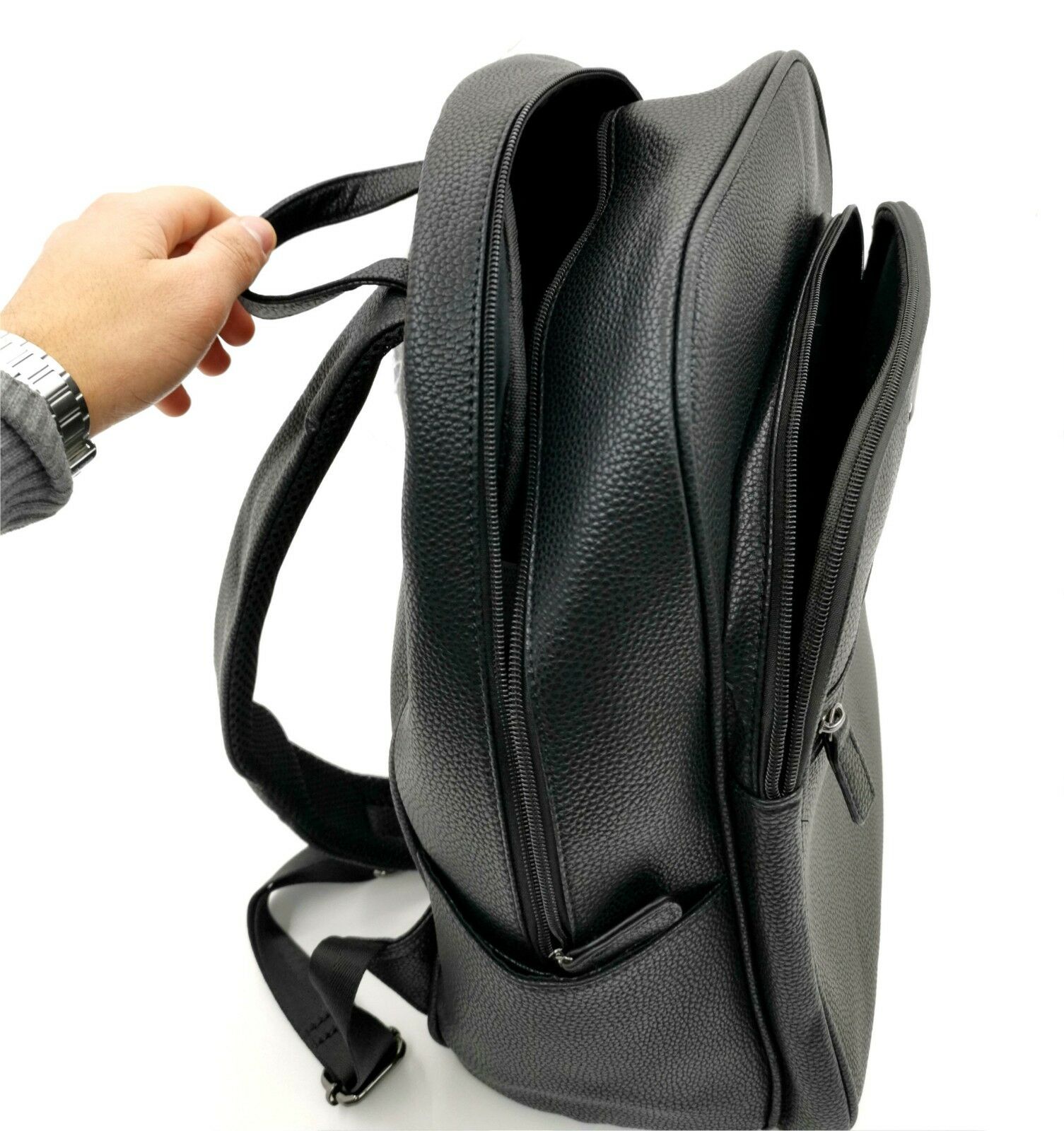 Coveri Zaino uomo tasche pelle grande lavoro porta pc ipad multitasche  comodo