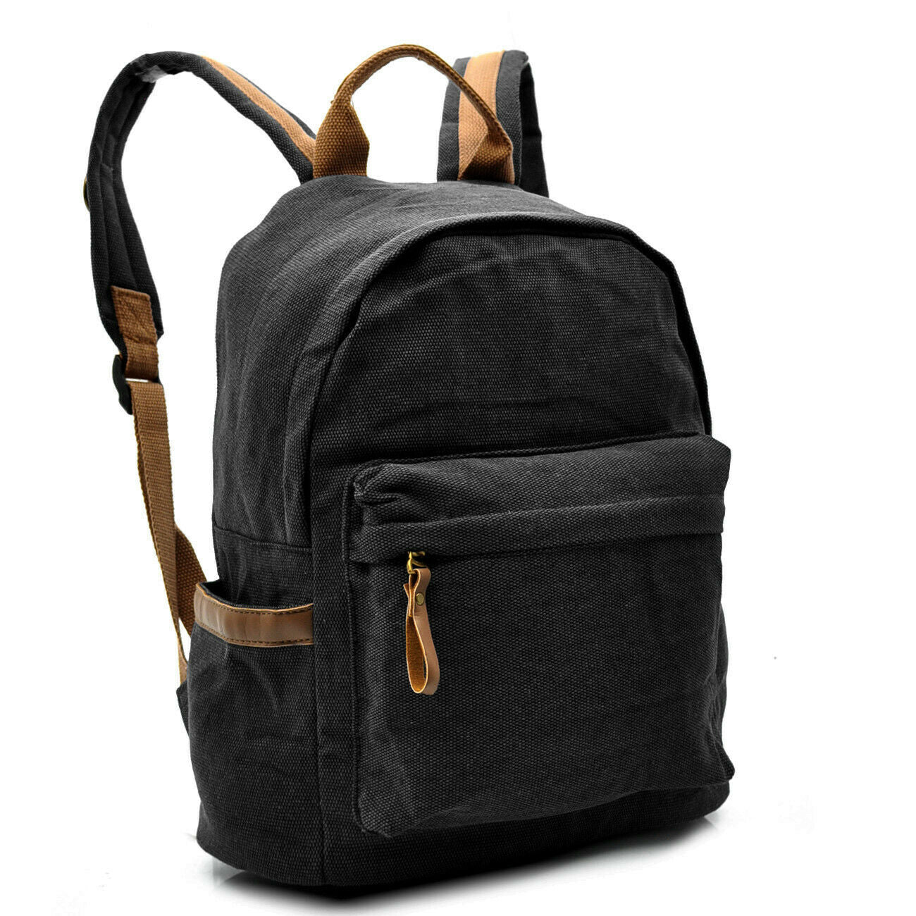 Zaino Uomo Zaino Tela E Pelle Zaino Uomo Donna Canvas Tela Pelle