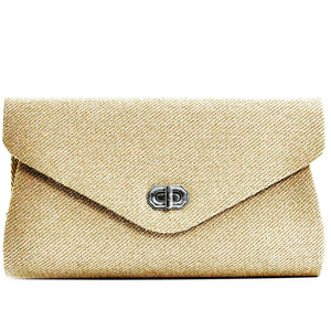 Pochette rosa rigida eventi matrimonio elegante catena cerimonia brillantini