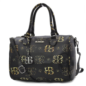 Borsa firmata BB CAVALLI donna tracolla bauletto fantasia leopardata animalier