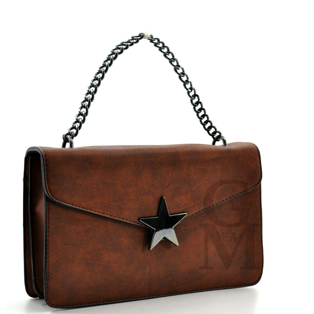 Borsa borsetta piccola passeggio donna stella tracolla catena sportiva star moda