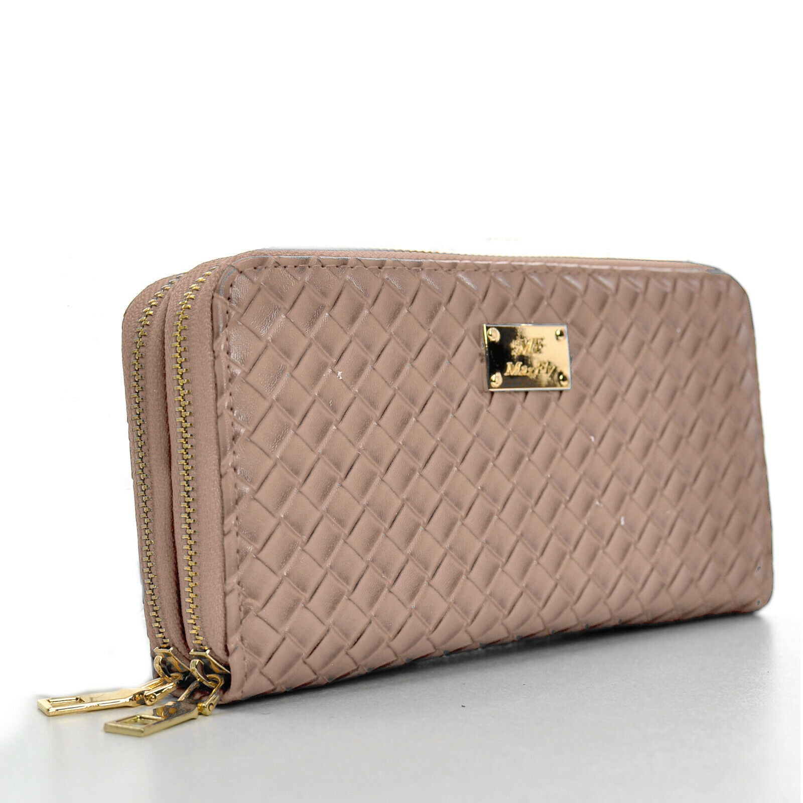 Portafoglio Donna In Pelle Con Cinturino - Grande Capacità, Blocco RFID, Doppia Cerniera - Foto 8