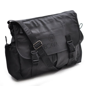 Borsa CAVALLI Uomo Donna Vintage nylon Tracolla Messanger impermeabile grande