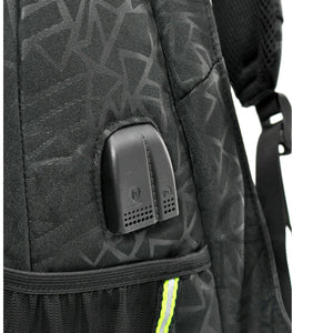 ZAINO ZAINETTO TECNICO 38 L UNIVERSALE MOTO COVERI ITALIA BACK-PACK NERO/VERDE