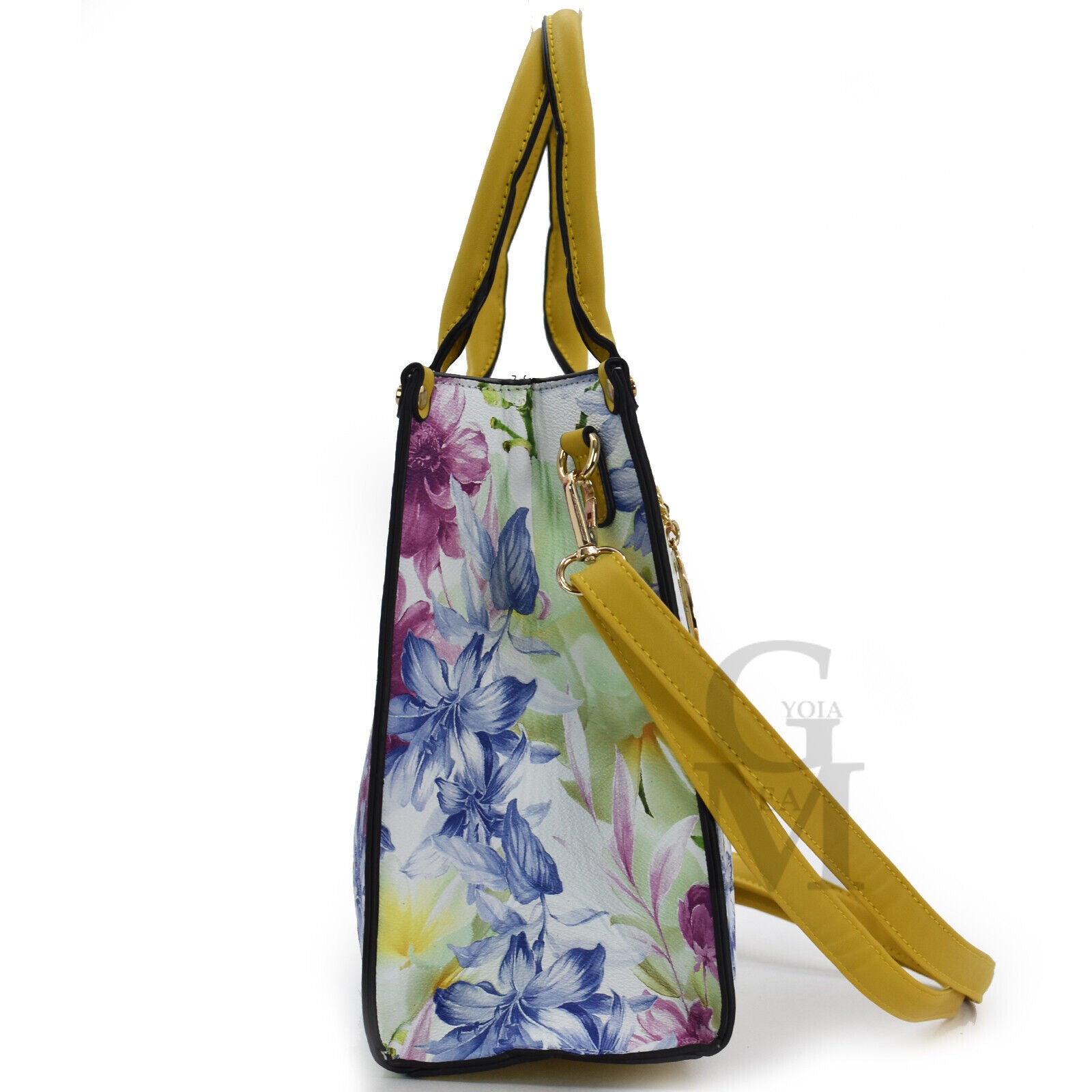 Gyoiamea borsa shopping moda estiva casual floreale fantasia fiori colorata