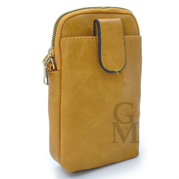 Mini borsa Porta cellulare Borsetta Portafoglio uomo donna capiente clip porta
