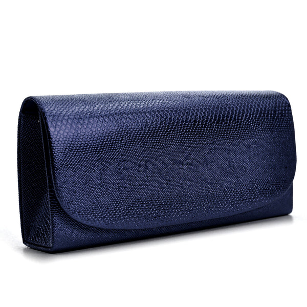 Pochette matrimonio eventi elegante rigida pelle serpente coccodrillo squamata