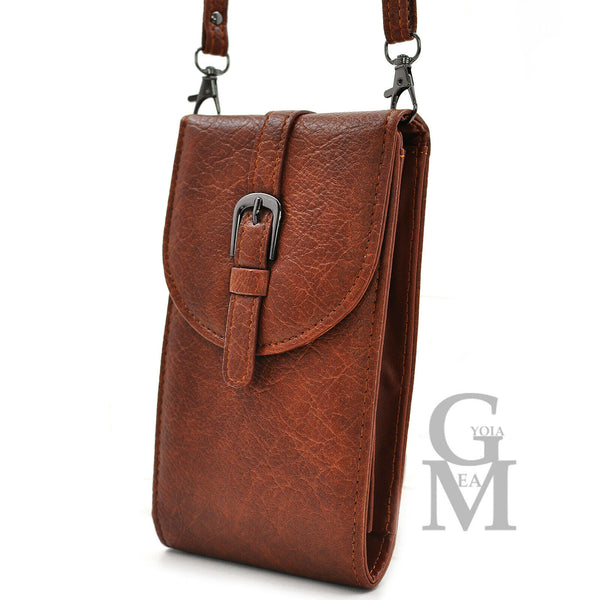 Mini borsa Porta cellulare Borsetta Portafoglio GM donna vintage pelle porta