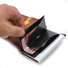 Carica l&#39;immagine nel visualizzatore di Gallery, Portafoglio protezione RFID Slim Porta Carte Credito tessere Sottile Uomo Donna