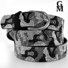 Carica l&#39;immagine nel visualizzatore di Gallery, Cintura donna gioiello strass sexy brillantini glitter maculata leopardo cintura