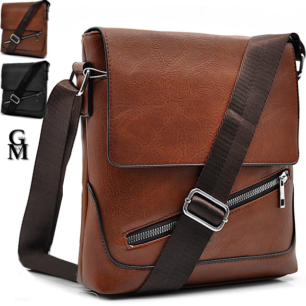 Borsello tracolla borsa uomo Buluo Casual Men Pu leather Bag