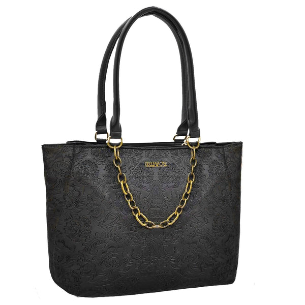 Borsa firmata B. Cavalli italia donna originale elegante stile ricamata floreale