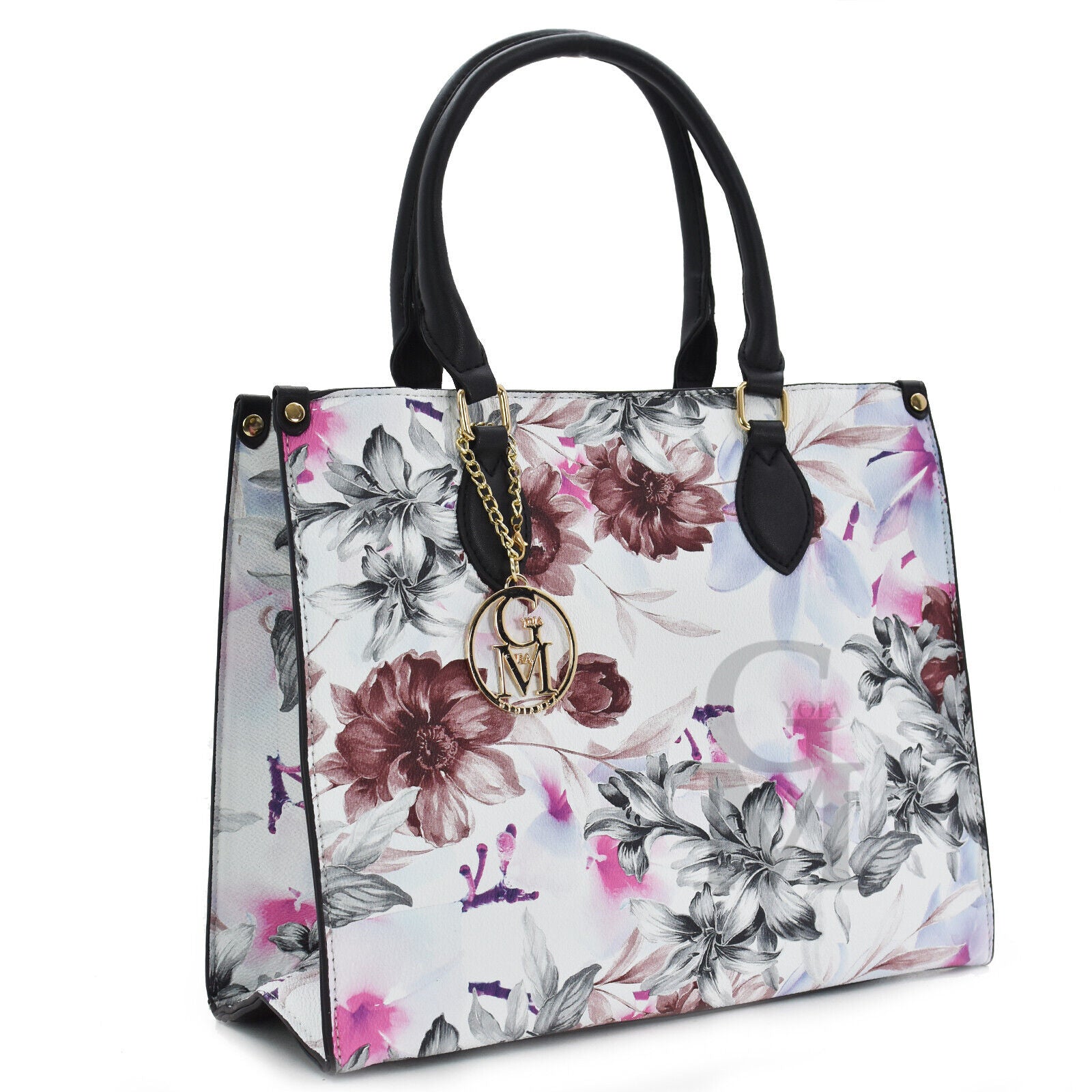 Gyoiamea borsa shopping moda estiva casual floreale fantasia fiori colorata