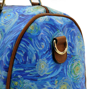 GM borsa fantasia dipinto Vincent Van Gogh Notte stellata donna bauletto klimt